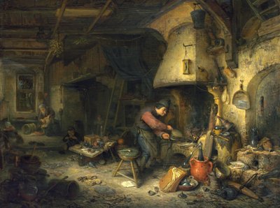 Alchemist by Adriaen Jansz. van Ostade